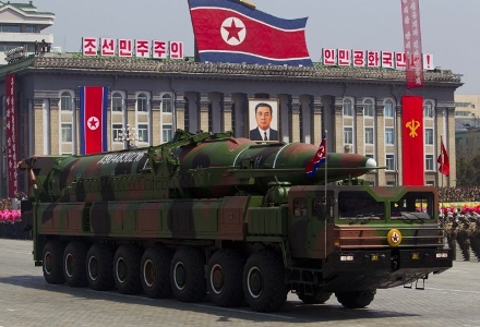 North Korea show the KN-08 missiles  intercontinental ballistic missile (ICBM)   South Korean media quoted sources as saying the missile diameter of 2 meters, 18 meters long, (1) (440x300).jpg